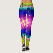 カラフル抽象芸術 レギンス (裏面)