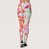 カラフル抽象芸術 レギンス (裏面)