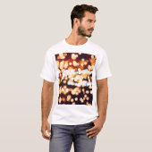 カラフル抽象芸術《写真》ぼけ味テクスチャ Tシャツ (正面フル)