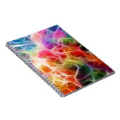 カラフル抽象芸術《写真》ぼけ味照明電力 ノートブック (右側)