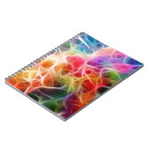 カラフル抽象芸術《写真》ぼけ味照明電力 ノートブック (左側)