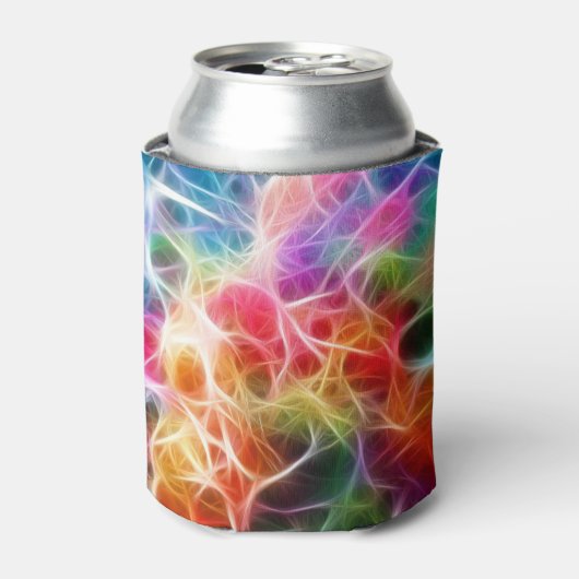 カラフル抽象芸術《写真》ぼけ味照明電力 缶クーラー (缶正面)