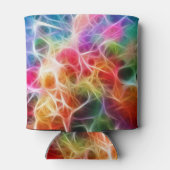 カラフル抽象芸術《写真》ぼけ味照明電力 缶クーラー (裏面)