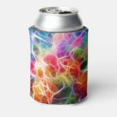カラフル抽象芸術《写真》ぼけ味照明電力 缶クーラー (缶裏面)