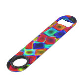 カラフル抽象芸術《写真》ぼけ味 スピード栓抜き (裏面アングル)