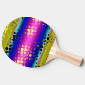 カラフル抽象芸術 卓球ラケット (横)