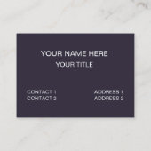 カラフル抽象芸術 名刺 (裏面)