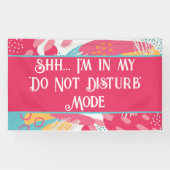 カラフル抽象芸術 – 応答不可モード 横断幕 (横)