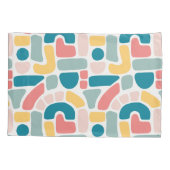 カラフル抽象芸術 枕カバー (裏面-左)