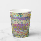 カラフル抽象芸術 紙コップ (裏面)