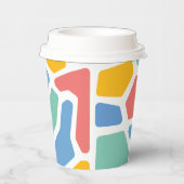 カラフル抽象芸術 紙コップ (右)