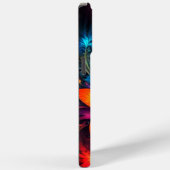 カラフル抽象芸術、花柄 Case-Mate iPhoneケース (裏面 / 右)