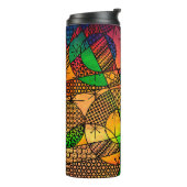 カラフル抽象芸術(質感とパターン) タンブラー (回転左)