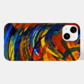 カラフル抽象芸術 Case-Mate iPhoneケース (裏面 (横))