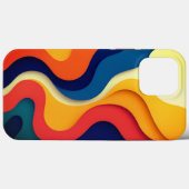 カラフル抽象芸術 Case-Mate iPhoneケース (裏面 (横))