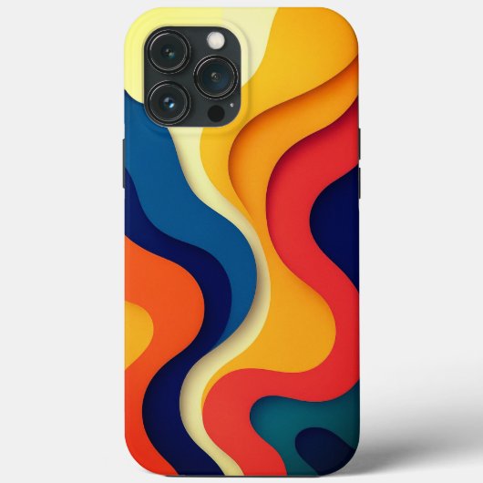 カラフル抽象芸術 Case-Mate iPhoneケース (裏面)