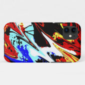 カラフル抽象芸術 Case-Mate iPhoneケース (裏面(横))