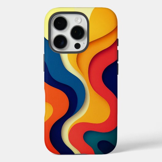 カラフル抽象芸術 Case-Mate iPhoneケース (裏面)