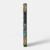 カラフル抽象芸術 iPhoneケース (左側面)