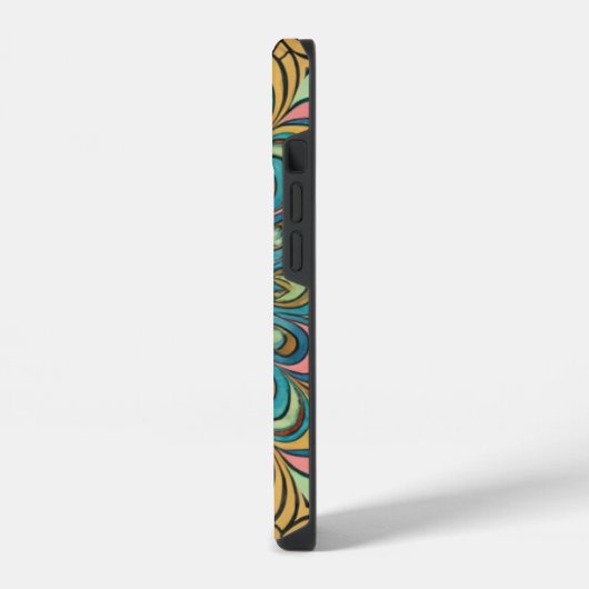 カラフル抽象芸術 iPhoneケース (左側面)