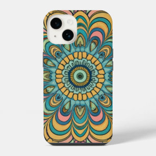 カラフル抽象芸術 iPhone 14ケース