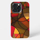 カラフル抽象芸術 iPhoneケース (裏面)