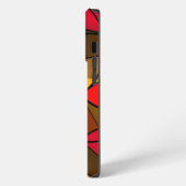 カラフル抽象芸術 iPhoneケース (左側面)