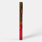 カラフル抽象芸術 iPhoneケース (右側面)