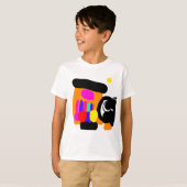 カラフル抽象芸術 Tシャツ (正面フル)