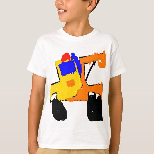 カラフル抽象芸術 Tシャツ (正面)