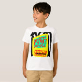 カラフル抽象芸術 Tシャツ (正面フル)