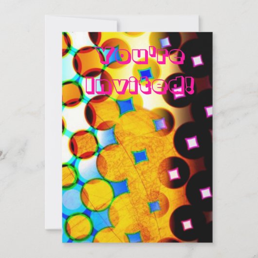 カラフル招待状 招待状 (正面)