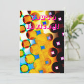 カラフル招待状 招待状 (スタンド正面)