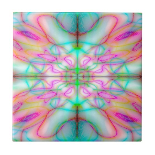 カラフル描型 タイル (正面)