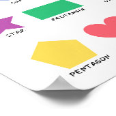 カラフル教育基本形ポ子供へスター ポスター (角)