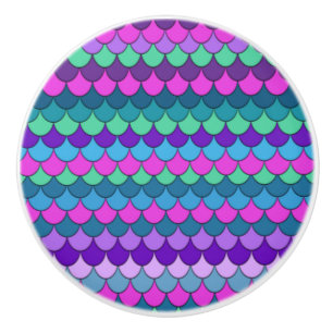 カラフル数々の人魚 セラミックノブ