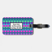 カラフル数々の人魚 ラゲッジタグ (裏面横)