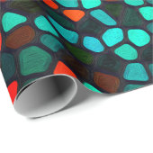 カラフル数々の模様  ラッピングペーパー (ロールコーナー)