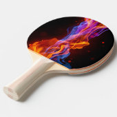 カラフル数々の炎 卓球ラケット (正面アングル)