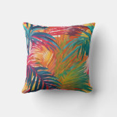 カラフル数々の色のトロピ離れックのヤシ クッション (裏面)