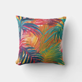 カラフル数々の色のトロピ離れックのヤシ クッション