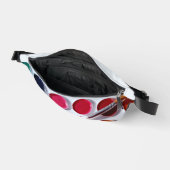 カラフル数々の色の水色パレ絵を描ット ファニーパック (見開き)