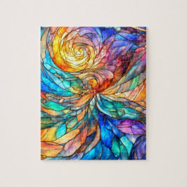 カラフル数々の色抽象芸術75ツイスト ジグソーパズル