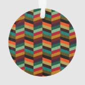 カラフル数々の輪の模様 オーナメント (裏面)