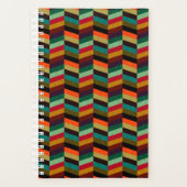 カラフル数々の輪の模様 プランナー手帳 (正面)