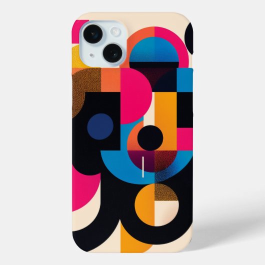 カラフル文字の背景 Case-Mate iPhoneケース (裏面)