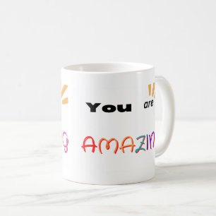 カラフル文字は凄い コーヒーマグカップ