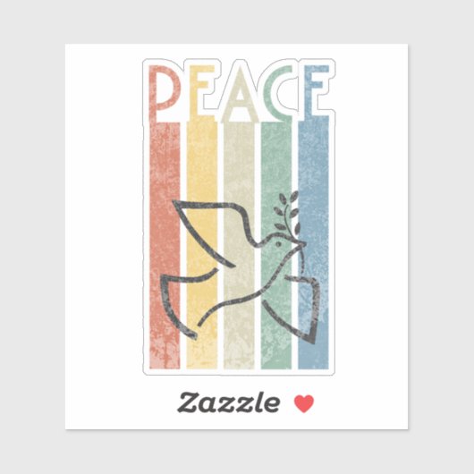 カラフル文字デザイン シール (シート)