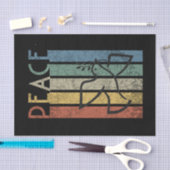 カラフル文字デザイン 薄葉紙 (クラフト)