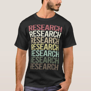 カラフル文字研究員 Tシャツ